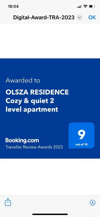 Olsza Residence Cozy & Quiet 2 Level Apartment 크라쿠프 외부 사진